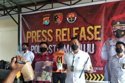 Polisi Tangkap Pelaku Pencuri Spesialis Kotak Amal Masjid di Mamuju, Sudah Beraksi 15 Kali