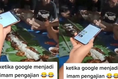 Tak Biasa! Pemimpin Doa pada Syukuran Ini Bukan Manusia, Tapi Google Assistant