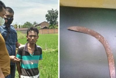 Rampok Gelang Emas Pakai Arit, Pria Ini Diringkus Polres Binjai Timur