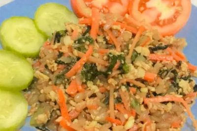Menu Makan Malam Rendah Kalori, Masak Nasi Goreng Shirataki Margarin Yuk