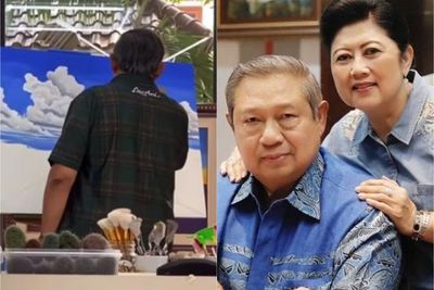 SBY Pakai Kemeja Bertuliskan Love Ani , Soeharto dan Habibie Tak Kalah Bucin