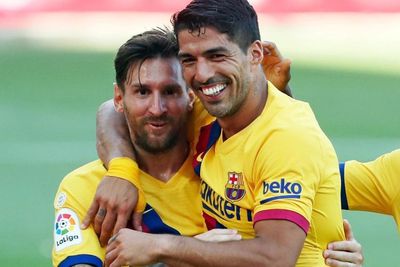 Simeone Akui Sempat Minta Suarez Ajak Messi Gabung ke Atletico