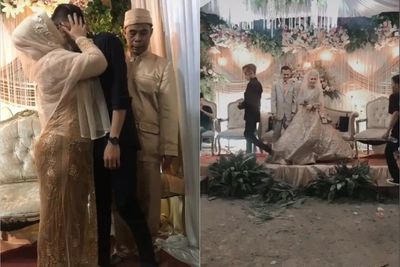 Datang ke Pernikahan Mantan, Pria Ini Nangis saat Dipeluk dan Dicium Ibu Pengantin Wanita