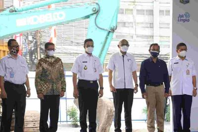 Simpang Temu Dukuh Mulai Dibangun, Anies Harap Jakarta Sejajar dengan Kota Besar di Dunia