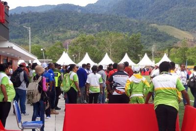 Laga Final Rugby 7S Putri antara Papua Lawan Jakarta Berakhir Ricuh