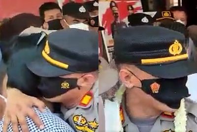 Kapolsek Percut Sei Tuan Resmi Dicopot, Isak Tangis Personel Warnai Perpisahannya