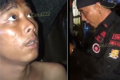 Lagak Preman Tegap yang Ucap Hinaan Rasis dan Tendang Pemuda di Bekasi sambil Ancam Bacok