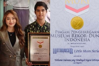 Natasha Wilona dan Al Ghazali Bangga Little Mom Raih Piagam MURI, Ditonton 22 Negara