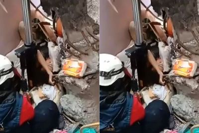 Truk Crane di Proyek PDAM Depok Jatuh, 3 Warga Terperangkap di Balik Reruntuhan Beton