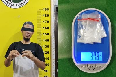 Resahkan Warga Asahan karena Edarkan Sabu-sabu, Oknum Satpam Diringkus Polisi