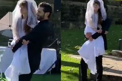 Viral Video Pengantin Pria Gendong Adik Ipar yang Berkelainan Khusus, Netizen Terharu