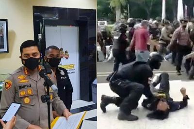 Polisi Smackdown Pendemo, Kapolresta Tangerang Siap Dicopot