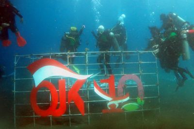 Konservasi Terumbu Karang OJK di Manado, Berikut Foto-fotonya