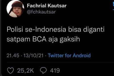 Viral Polisi Diganti Satpam BCA , Pria Ini Diteror dan Diancam Lehernya Dipatahkan
