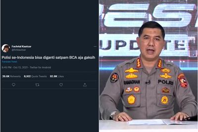 Tanggapi Cuitan Trending Polisi Diganti Satpam BCA , Mabes Polri: Kami Tak Antikritik