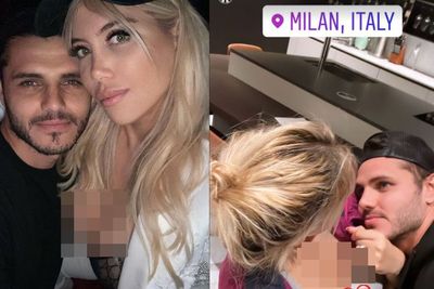 Sempat Diterpa Isu Perselingkuhan, Mauro Icardi Posting Foto Mesra dengan Istri di Medsos