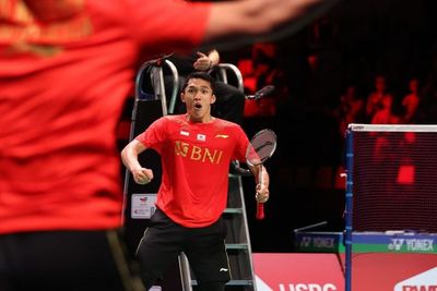 BWF Soroti Ekspresi Tak Terkontrol Jonatan Christie usai Indonesia Juara Piala Thomas