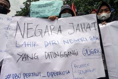 Demonstrasi Refleksi Hari Pangan Sedunia, Berikut Foto-fotonya