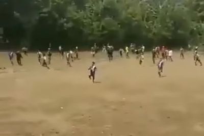 Turnamen Sepak Bola di Tangerang Berujung Ricuh, Pemain Saling Baku Hantam di Lapangan