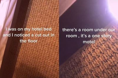 Wanita Ini Kaget saat Temukan Ruang Tersembunyi di Bawah Karpet Tempat Tidur Motel