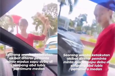 Viral Pemuda di Medan Paksa Bersihkan Kaca Mobil, Ngamuk karena Tak Diberi Uang