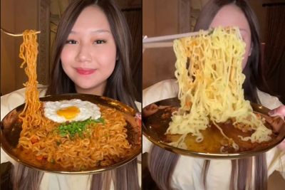 Untuk Pertama Kalinya Sisca Kohl Bikin Makanan Harga Merakyat: Mie Korea Telur Ceplok