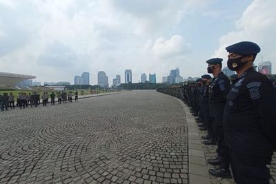 2.149 Personel Dikerahkan Amankan Demo BEM SI di Depan Istana Negara Hari Ini