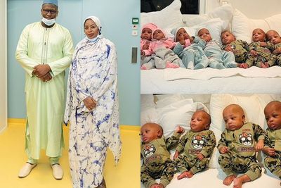 Wanita yang Lahirkan 9 Bayi Kembar Ini Ungkap Kalau Dia Mengganti 100 Popok Setiap Hari