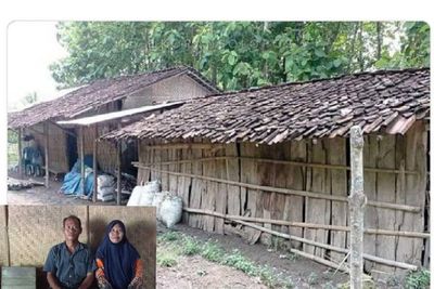 Pilu Guru Honorer di Ngawi Tinggal Satu Rumah dengan Kambing, Bergaji Rp300 Ribu Per Bulan