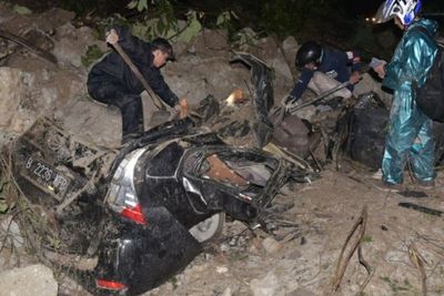 Pilu Ibu dan Anak Tewas di Dalam Mobil, Tertimpa Batu Raksasa saat Longsor di Sibolangit