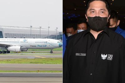 Agar Bisa Pulih, Erick Thohir Tegaskan Garuda Harus Fokus Pada Rute Domestik