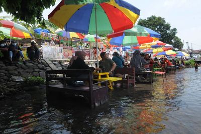 Wisata Kuliner Air di Boyolali, Makan di Tengah Aliran Sungai, Ini Foto-fotonya