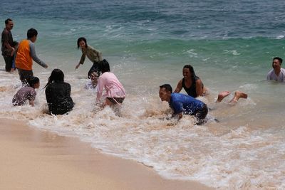 FOTO: Penerapan Sistem Ganjil Genap di Wisata Pantai Gunung Kidul