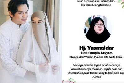 Innalillahi, Ibu Wardah Maulina Istri Natta Reza Meninggal