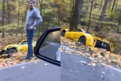 Hanya Ada 5 di Dunia, Mobil Pagani Zonda C12 S Ini Alami Kecelakaan di Praha
