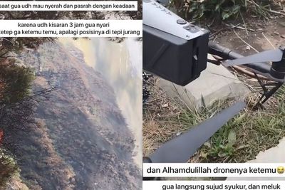 Pria Ini Kehilangan Drone Rp70 Juta di Gunung, Tak Disangka Keajaiban Datang Padanya