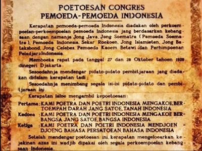 Mengulik Sejarah Peristiwa dan Makna Isi Teks Sumpah Pemuda