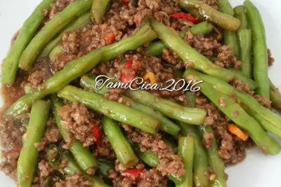 Resep Gampang Membuat Tumis Buncis Daging Pedas