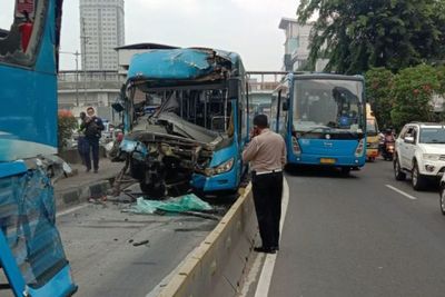 Korban Kecelakaan TransJakarta Ungkap Detik-detik Kejadian, Sopir Telat Ngerem