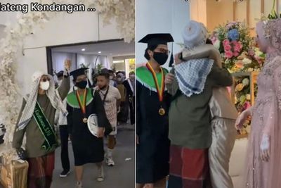 Viral Tamu Kondangan Berpakaian Unik, Ada yang Pakai Sorban, Baju Bola hingga Baju Wisuda