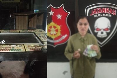 Judi Tembak Naga Digerebek Polres Asahan, Operator Cantik Diancam 10 Tahun Penjara
