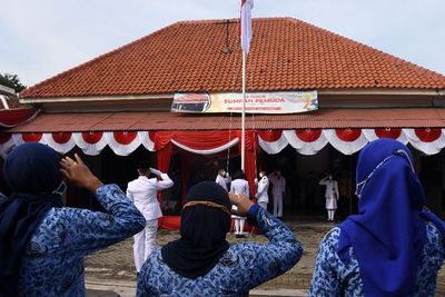 Upacara Peringatan Hari Sumpah Pemuda di Museum Sumpah Pemuda, Ini Foto-fotonya