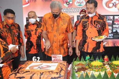 Peringatan HUT ke-26 Pemuda Pancasila Secara Virtual, Japto Sampaikan Peran PP
