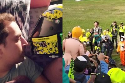 Ternyata Ini Orang yang Dapatkan Helm Khusus Pemberian Rossi di MotoGP Emilia Romagna