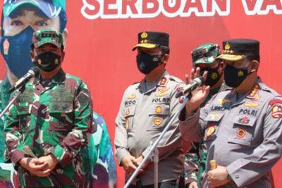 Kapolri Sebut Polisi dan Tentara Berperan di Balik Penurunan Kasus Covid-19 di Indonesia