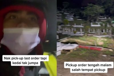 Dapat Orderan di Tengah Malam, Driver Ojol Ini Malah Berakhir di Pemakaman, Tegang!