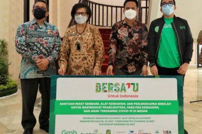 Terima Bantuan Sosial dari Grab, Kadis Ketenagakerjaan Medan: Nanti Kita Salurkan