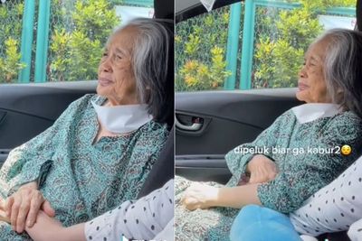 Gemes, Nenek Ini Suka Pegang Tangan Cucunya dan Kesal Jika Dilepas, Sampai Dipeluk