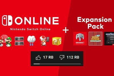 Pengumuman Ekspansi Switch Online Jadi Video dengan Dislike Terbanyak di YouTube Nintendo