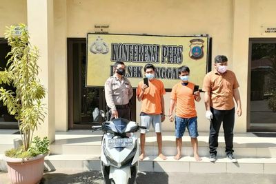 2 Jambret Ponsel Bernasib Apes, Diamuk Massa Hingga Diringkus Reskrim Polsek Sunggal